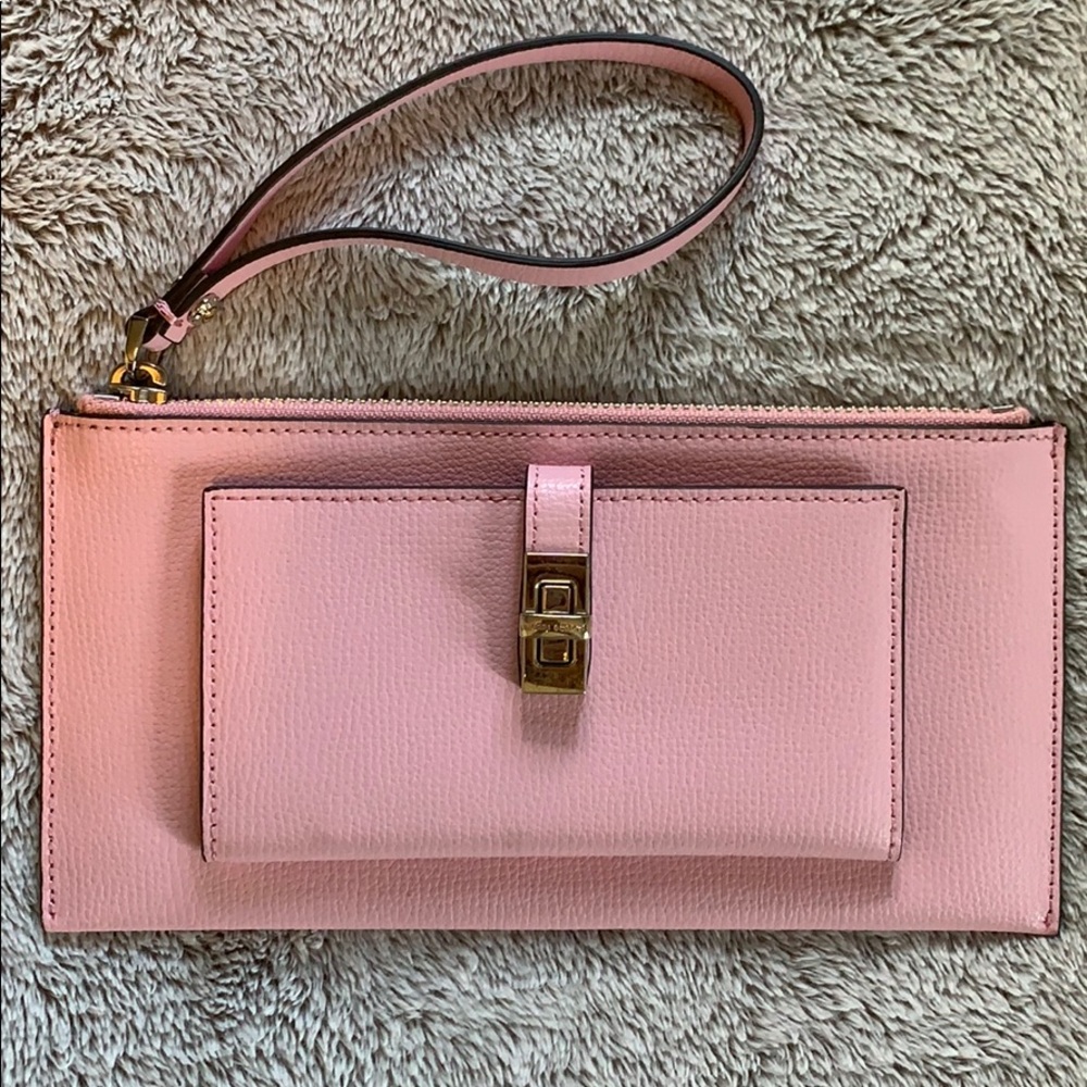 Henri Bendel Pink Wristlet/Wallet